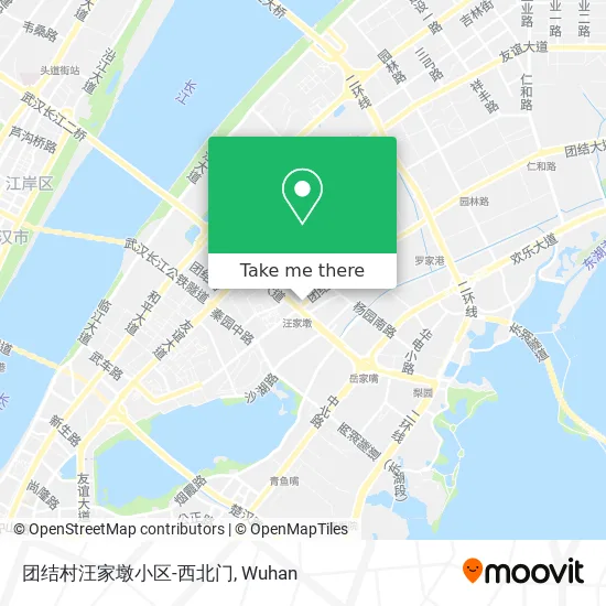 团结村汪家墩小区-西北门 map