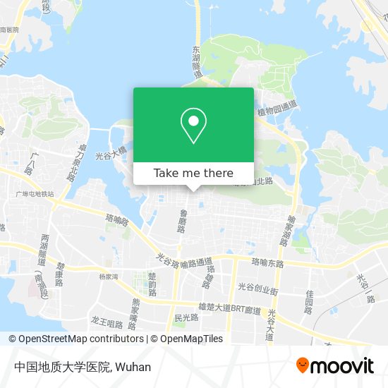 中国地质大学医院 map