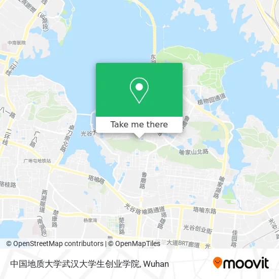 中国地质大学武汉大学生创业学院 map