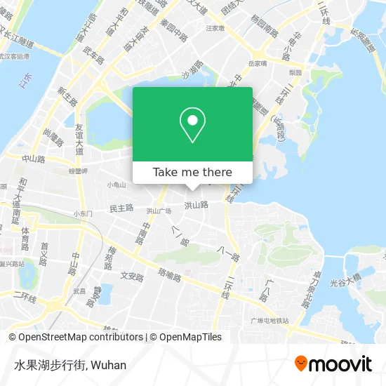 水果湖步行街 map