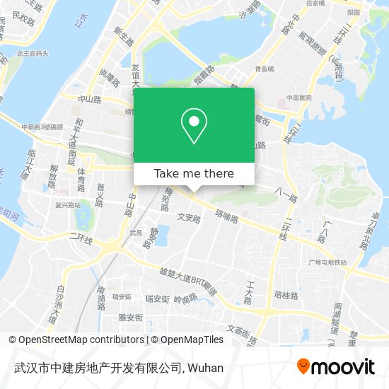 武汉市中建房地产开发有限公司 map