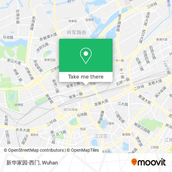 新华家园-西门 map