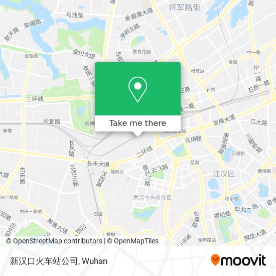 新汉口火车站公司 map