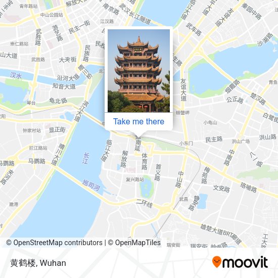 黄鹤楼 map