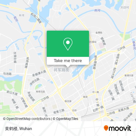 黄鹤楼 map