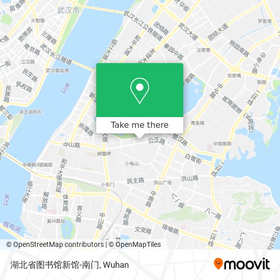 湖北省图书馆新馆-南门 map