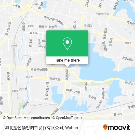 湖北蓝色畅想图书发行有限公司 map