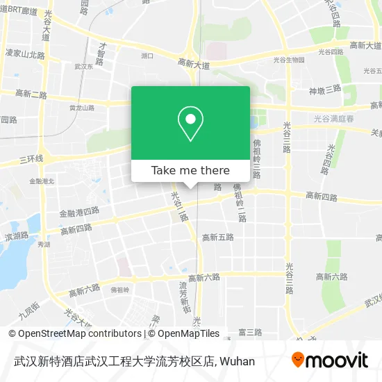 武汉新特酒店武汉工程大学流芳校区店 map