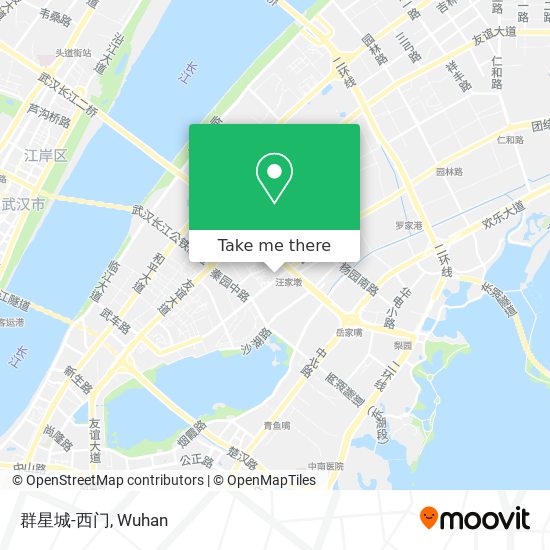 群星城-西门 map
