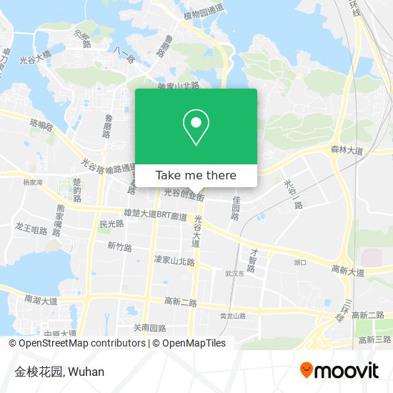 金梭花园 map