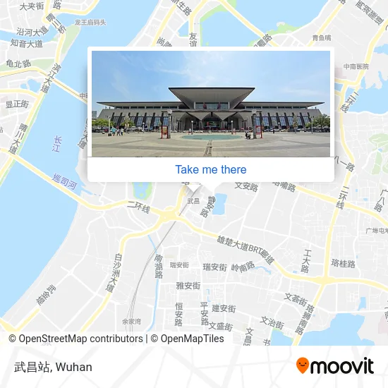 武昌站 map