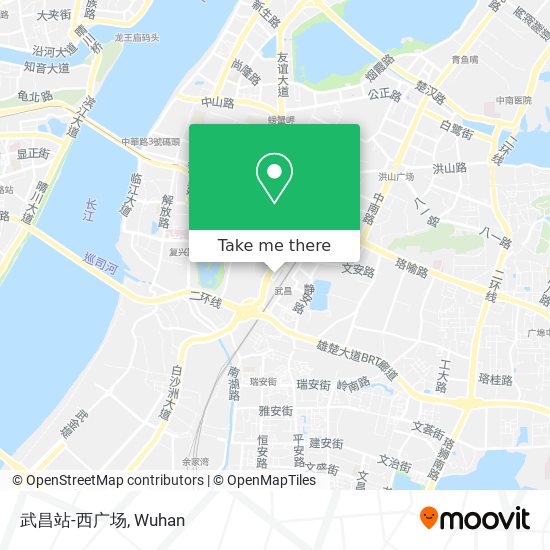 武昌站-西广场 map