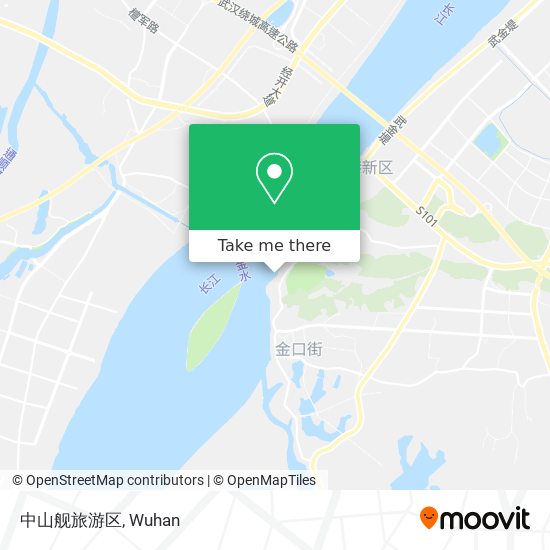 中山舰旅游区 map