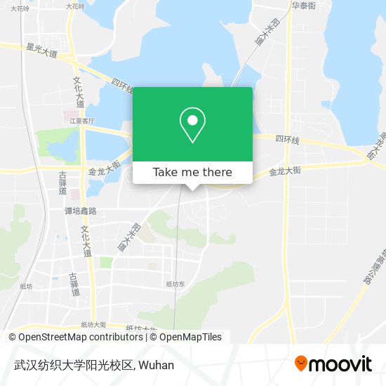 武汉纺织大学阳光校区 map