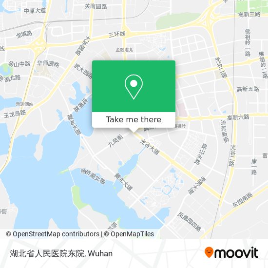 湖北省人民医院东院 map