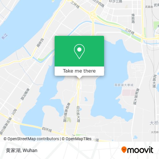 黄家湖 map