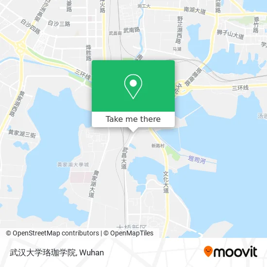 武汉大学珞珈学院 map