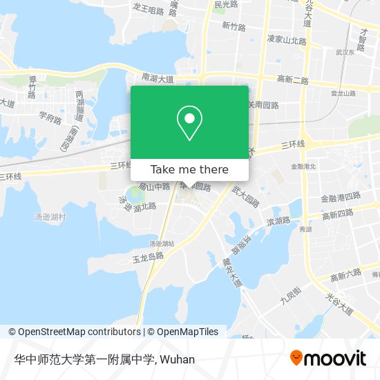 华中师范大学第一附属中学 map