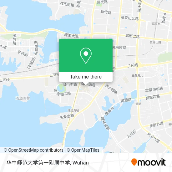 华中师范大学第一附属中学 map