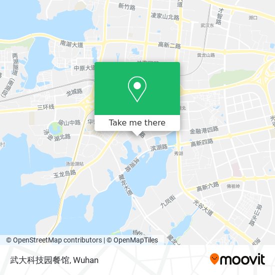 武大科技园餐馆 map