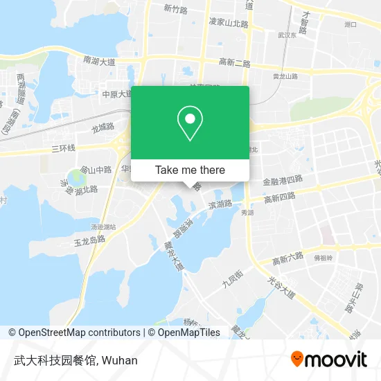 武大科技园餐馆 map