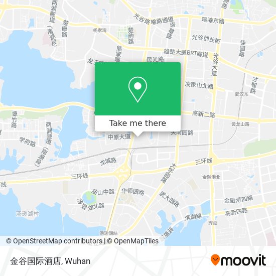 金谷国际酒店 map