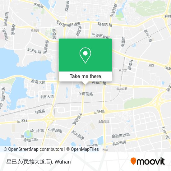 星巴克(民族大道店) map