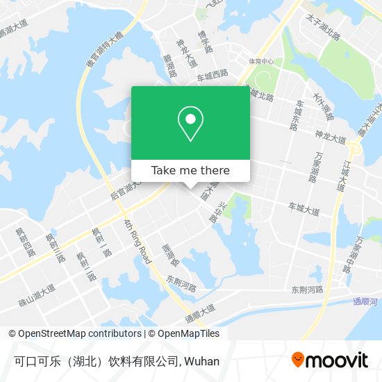 可口可乐（湖北）饮料有限公司 map