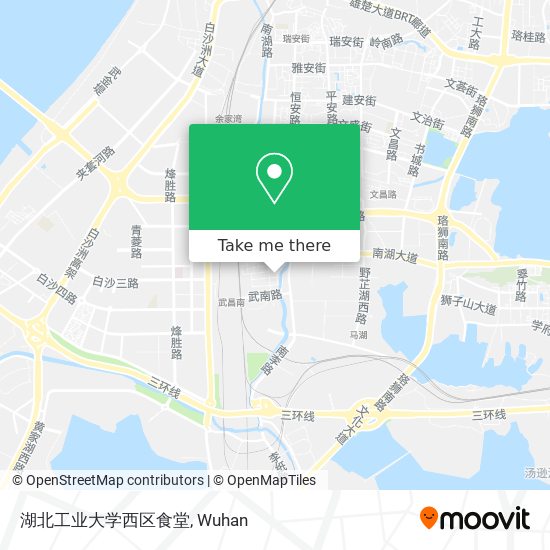 湖北工业大学西区食堂 map