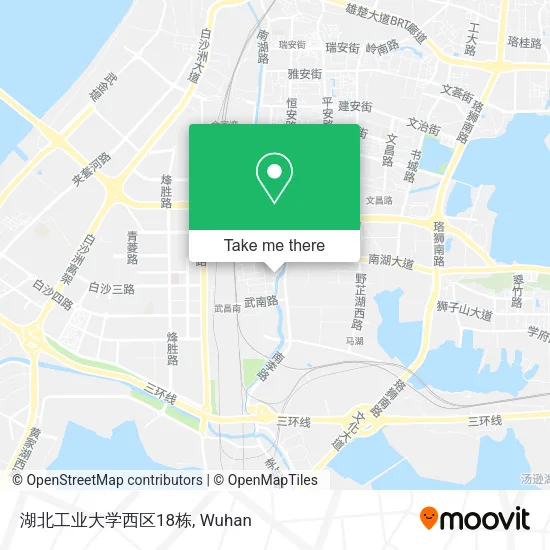 湖北工业大学西区18栋 map
