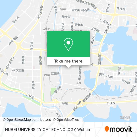 HUBEI UNIVERSITY OF TECHNOLOGY map