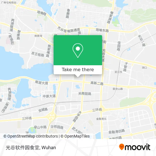 光谷软件园食堂 map