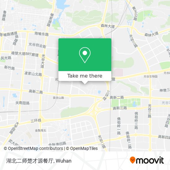 湖北二师楚才源餐厅 map