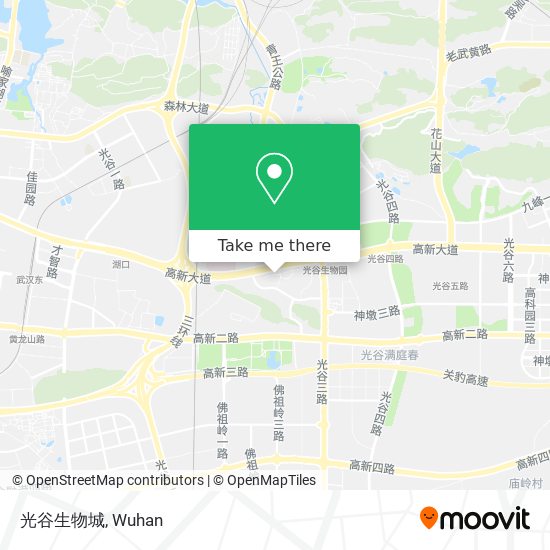 光谷生物城 map