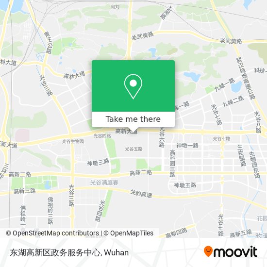 东湖高新区政务服务中心 map