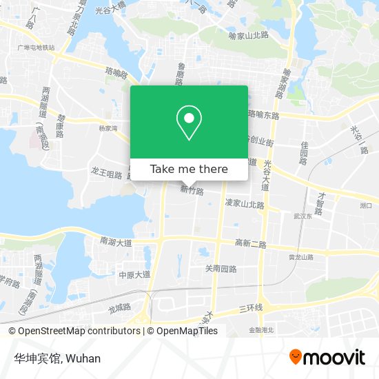 华坤宾馆 map