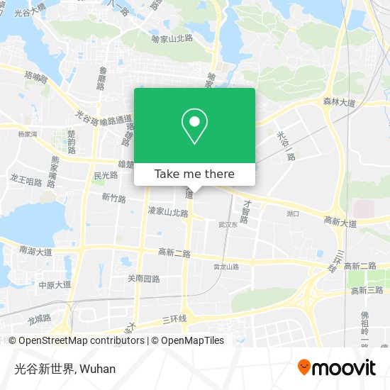 光谷新世界 map