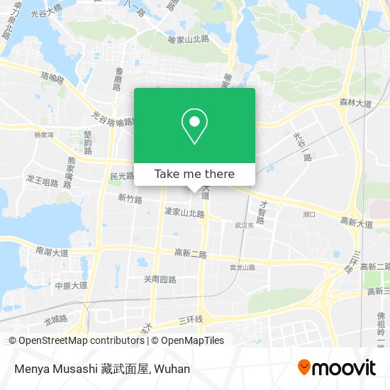 Menya Musashi 藏武面屋 map