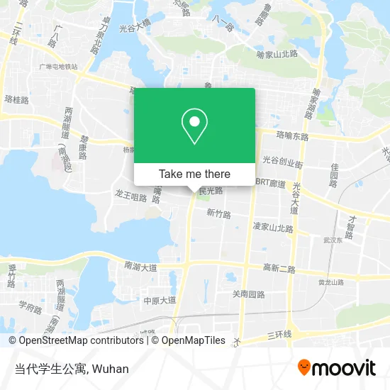 当代学生公寓 map