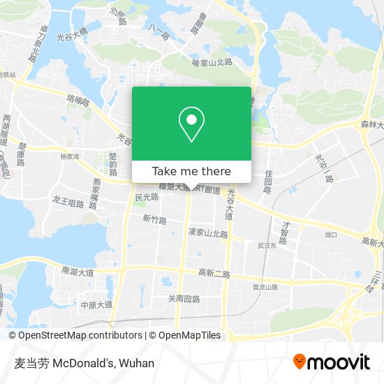 麦当劳 McDonald's map