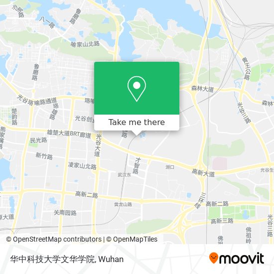 华中科技大学文华学院 map