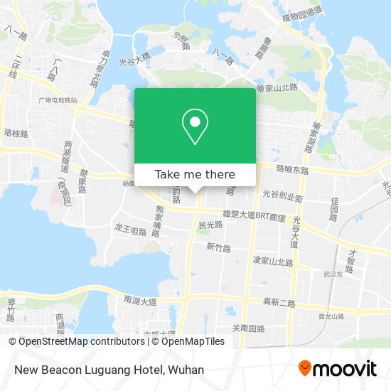 New Beacon Luguang Hotel map