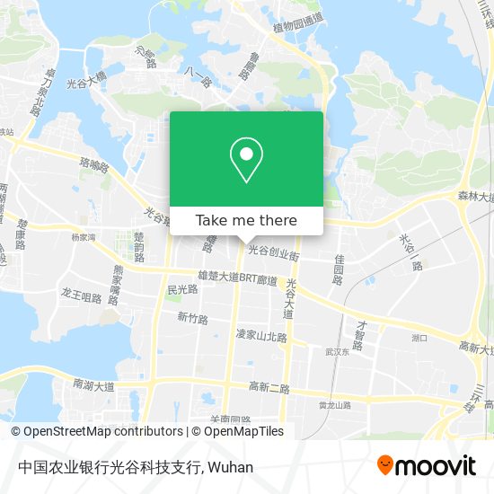中国农业银行光谷科技支行 map