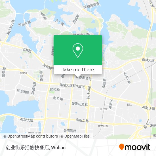 创业街乐活族快餐店 map