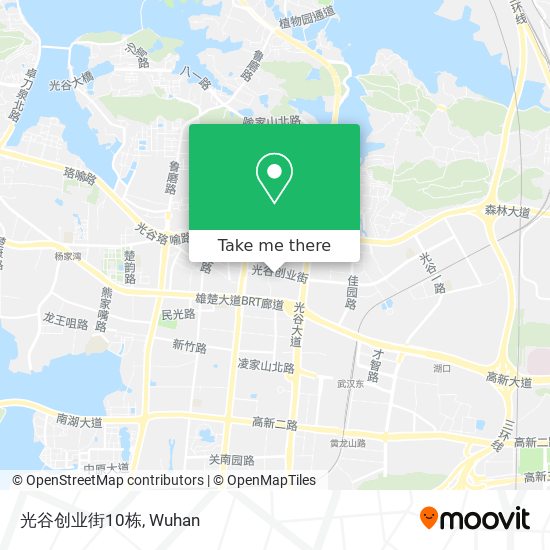 光谷创业街10栋 map