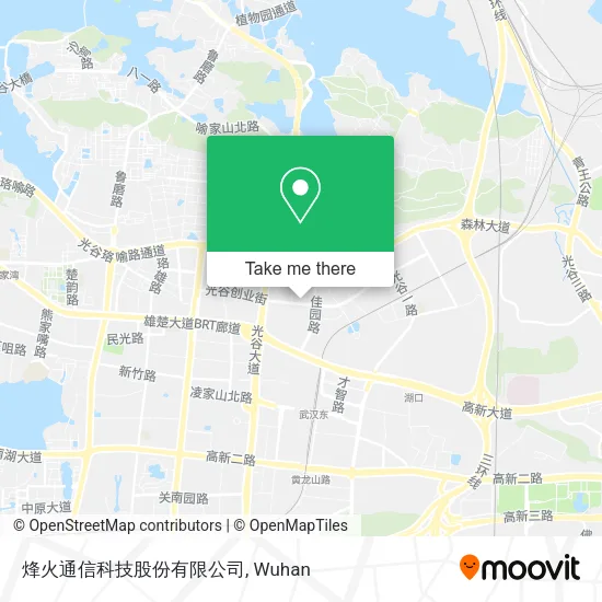 烽火通信科技股份有限公司 map