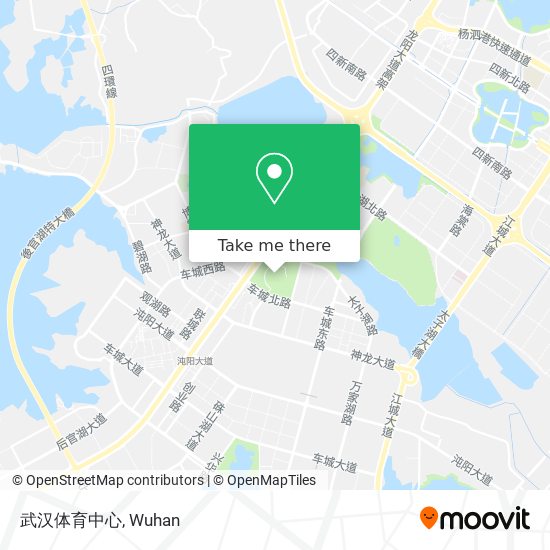 武汉体育中心 map
