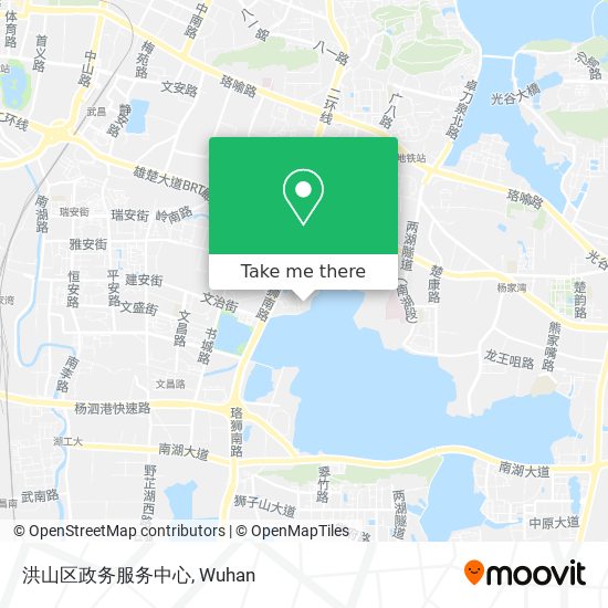 洪山区政务服务中心 map