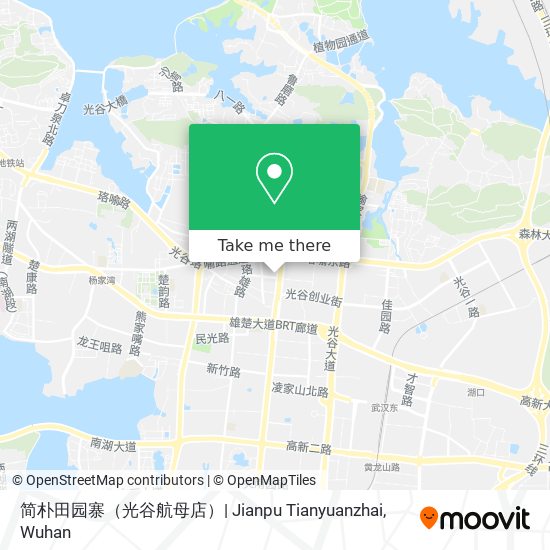 简朴田园寨（光谷航母店）| Jianpu Tianyuanzhai map