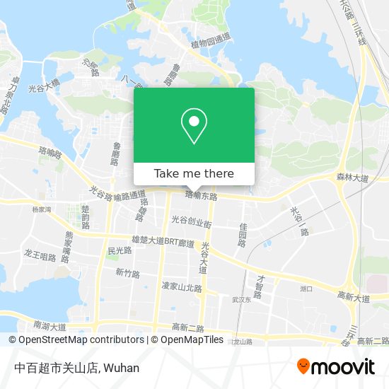 中百超市关山店 map